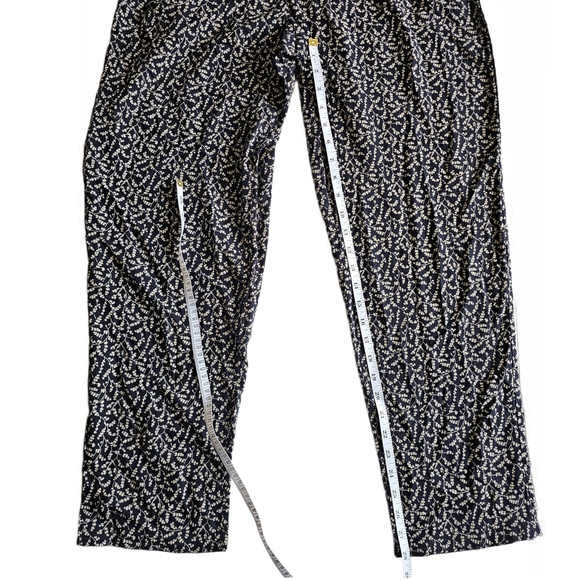 Molly Malloy Vintage Romper 80s 90s Floral Black White Jumpsuit - Picture 9 of 16